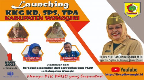 Launching KKG PAUD (KB, TPA DAN SPS) Menuju Pendidik PAUD Berprestasi