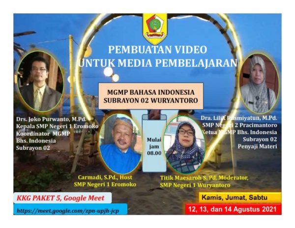 MGMP Bahasa Indonesia Subrayon 02 Selenggarakan KKG Paket 5