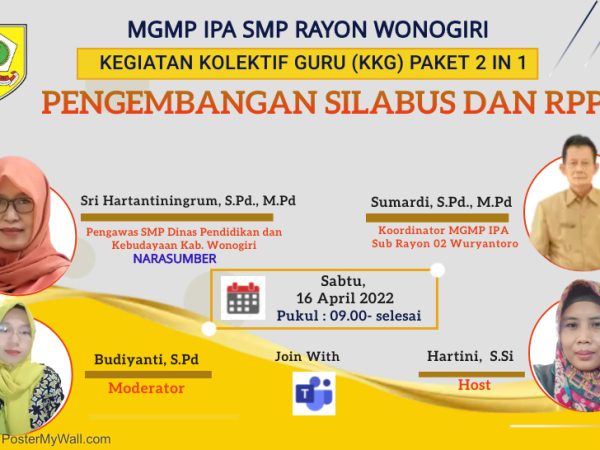 MGMP IPA Rayon Wonogiri Pelajari Silabus dan RPP