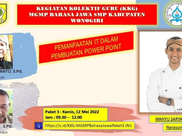 MGMP Bahasa Jawa Subrayon 03 Pelajari PowerPoint untuk Pembelajaran